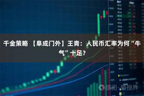 千金策略 【阜成门外】王青：人民币汇率为何“牛气”十足？