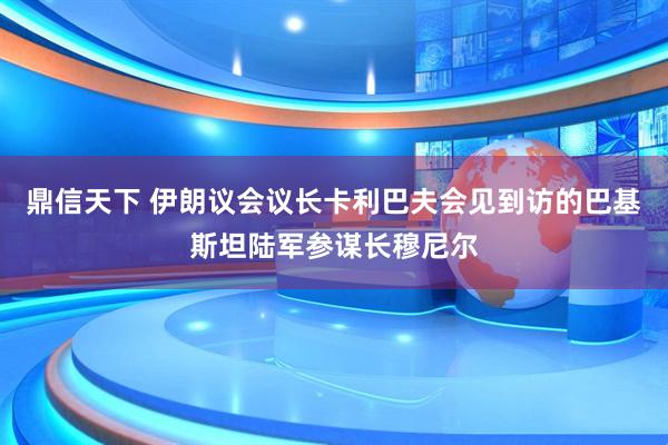 鼎信天下 伊朗议会议长卡利巴夫会见到访的巴基斯坦陆军参谋长穆尼尔